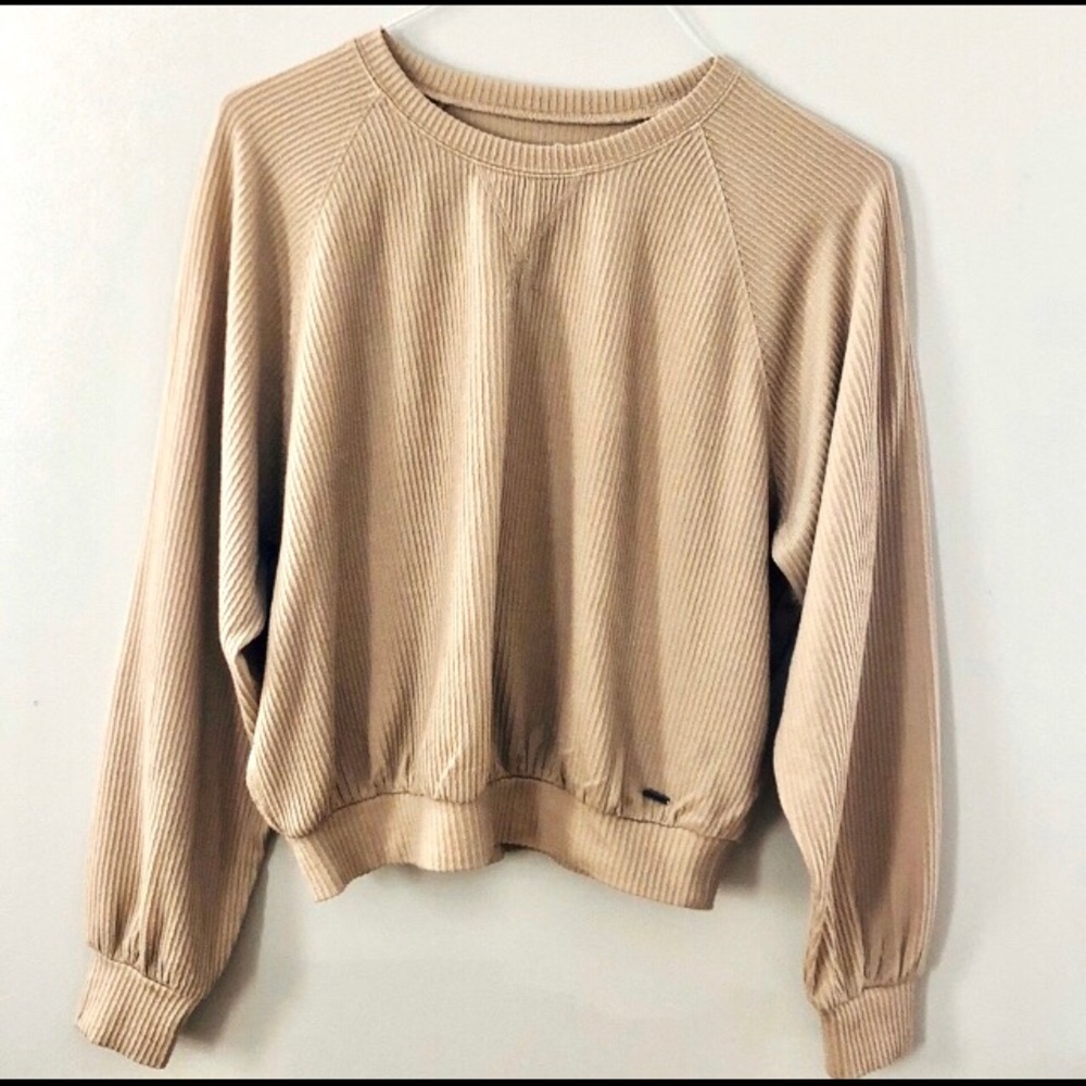 Hollister Long Sleeve Boyfriend Shirt, Size M